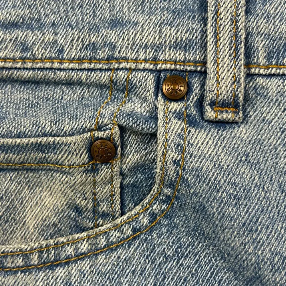 90s Vintage Levi's Jeans Brown Tab 540 Relaxed Light Wash Denim Mens 42 X 28